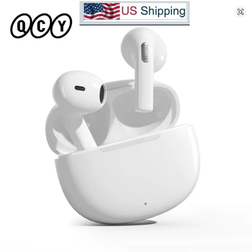 QCY T20 TWS Wireless Earphones Bluetooth 5.3 Earbuds 4 Mics+ENC HD Call Headsets